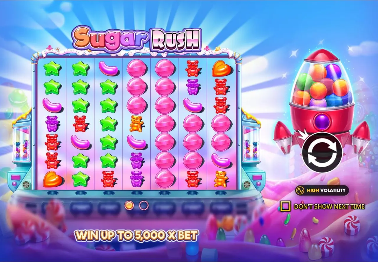 Sugar Rush start screen in the official demo